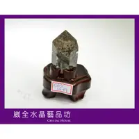 在飛比找蝦皮購物優惠-【崴全水晶】天然 綠幽靈 水晶柱 39.9g  招正財 化煞