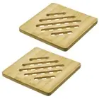 Westmark Coasters Tapas + Friends – square coasters to protect the table from sc