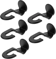 SWOOMEY 5pcs Car Seat Hooks Backrest Organizers for Purses Bags Universal Fit Elegant and Easy to Install