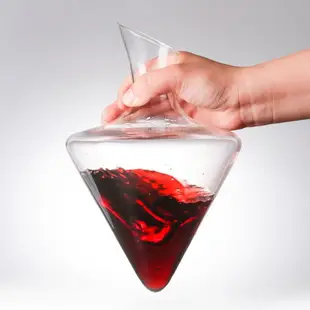 玻璃冰桶紅酒醒酒器設計感旋轉創意分酒器酒壺家用酒具套裝盛酒器