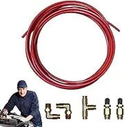 1/4 Air Hose Repair Kit | Industrial Fitting Pipe Kit 1/4 NPT - 20FT Air Tube Kit, Quick Connect Coupler, Repair Fittings Replacement