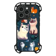 iPhone 16 Pro Ultra Bounce Case MagSafe Compatible Cat Cover