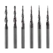 Tungsten Solid Carbide End Mill Ball Nose Tapered Router Bits CNC Milling Cutter