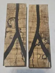 Stabilized Spalted Maple And Epoxy Knife Scales, #141