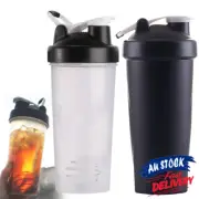 Plastic Portable Bottle Drink Protein Powder Mixer Sport blender Shaker Gym