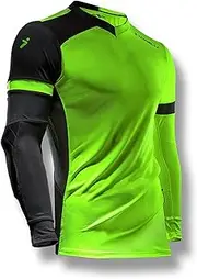 [Storelli] Unisex-Youth ExoShield Gladiator Goalkeeper Jersey, Green, Small