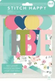 WE R MEMORY KEEPERS STITCH HAPPY BANNER KIT-FREE SHIPPING