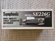 Symphonic SE226G HQ VHS VCR Video Cassette Recorder NEW NOS