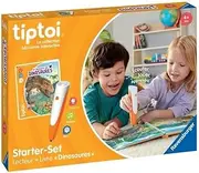 Ravensburger - tiptoi 00175 Starter Set - Reader + Book I Discover The Dinosaurs - Electronic Educational Game Without Screen - from 4 Years - French Version - 00175
