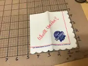vintage original UNUSED napkin; 1950's PABST BLUE RIBBON - what'll you have?