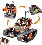 R/C 2.4 GHz 3-in-1 STEM Remote Control Building Kits Tracked Car Robot/Tank New