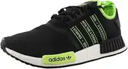 [adidas] NMD_R1 Mens Shoes Size 5, Color: Black/Neon Green