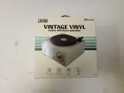 NEW IN BOX Sarina Vintage Vinyl Retro Wireless Portable Bluetooth Speaker Green