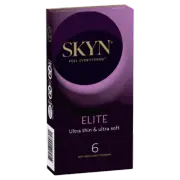 SKYN Elite 10 Condoms Non-Latex Ultra Thin Soft Natural Fit