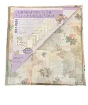 Celebrations Theme 8.5x11 Memories Kit. Scrapbooking/ Photo Album.Create 50 Pg.
