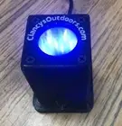 Clancy’s Cup Ice Jig Glow Cup Free Standing UV LED Light up Ice Fishing Fish Jig