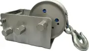 1500kg (3300LB) Hand Winch Webbing 3 Speed w/ Blue Dyneema Rope Winch