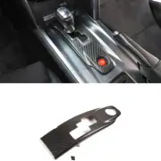 Carbon Fiber Central Control Gear Shift Panel Trim Fit For Nissan GTR R35