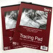Darice Studio 71 Artist Tracing Paper Pad 25lb Medium 9" x 12" 97490-3 (2-Pack)