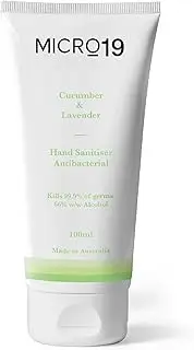 Micro19 Cucumber and Lavender Hand Sanitiser, Cucumber and Lavender, 100 ml