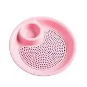 10Pcs Kitchen Dual-layer Wheat Straw Disc Tool with Mini Spices Dish Fruit Bowl Dumplings Dish Tableware