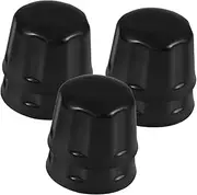 4pcs Rubber Wheel Hub Cover Caps for ATV Durable Grease Protection for Trailers and Go Karts Heavy Duty Against Dust and Mud for Various ATV Models