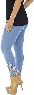 [Generic] Yoga Pants for Women Slim Fit Sports Sweatpants Lounge Legging Trousers Regular & Plus Size, Sky Blue, Medium