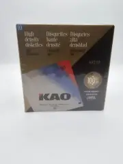 KAO High Density Diskette Pack Of 10 IBM Formatted MF2HD Double Sided 1.44 MB