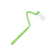 Portable Toilet Brush Scrubber V-type Cleaner Cleaning Brush Bent Bowl Handle Cleaning Brushes