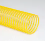 Clear Flexible Dust Collection Hose - Flex-Tube PU 10" X 25' Urethane Hose