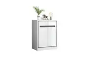 Foret Shoe Cabinet Buffet Sideboard Hallway Table Kitchen Storage 2 Door White