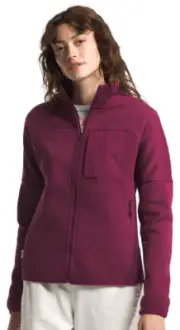 NWT The North Face Women's Front Range Fleece Zip Top Red Size M $130 A472