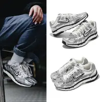 在飛比找PChome24h購物優惠-Nike 耐吉 休閒鞋 P-6000 男鞋 液態銀 復古 銀