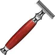 minkissy Handle Safety Razor Men's Beard Shaver Tool Vintage Manual Razor for Men Ergonomic Design for Precision Shave