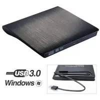 在飛比找蝦皮購物優惠-可燒DVD USB3.0 全新外接式 外接光碟機 win10