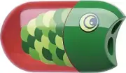 Faber Castell Double Hole Sharpener Fish Inc. Eraser 183525