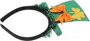 [BRIGHTFUFU] Patrick's Day Headband Top Hat Design Festive Hair Accessory for Parties Festivals and Cosplay for Gatherings