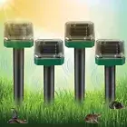 2/4X Snake Repeller Garden Ultrasonic Solar Repellents Powered Pest Repellents .