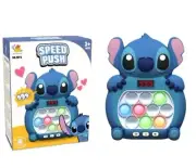 Stitch Pop Push it Game Controller Sensory Fidget Toy Electronic Sound Light Kid
