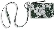 Vera Bradley Collegiate Recycled Cotton Zip ID Case and Lanyard Combo (Multiple Teams Available)