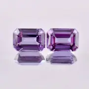 1 Pair 10x14 MM Natural Color Changing Alexandrite Emerald Loose Gem Certified