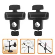 2pcs Microphone Arm Stand Universal Tripod Parts Universal Microphone Arm Clips