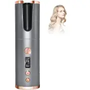 Cordless Automatic Hair Curler, with LCD Temperature Display and Adjustable Timer, USB Charging And Portable