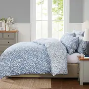 Laura Ashley Libby Quilt Cover Set Blue