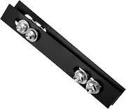 2pcs Electric Vehicle Trunk Clip Motorcycle Rear Rack Hardware Motorcycle Top Case Mount Motorbike Rear Luggage Rack Plate Motorbike Tail Case Mount Plate Black Stainless Steel