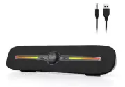 SOULION R90 Bluetooth Computer Speakers for Desktop, USB Powered 3.5mm AUX PC