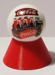 Coke Fishtail 6 Pack 1" Marble with Stand