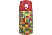 Oasis Double Wall Insulated Kids Drink Bottle Stainless Steel 400ml Bricks