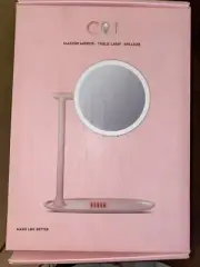 Makeup Mirror with Lights, Table Lamp With Bluetooth Speaker And Storage Tray