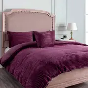 Alastairs Ruby Burgundy Quilt Cover Set King